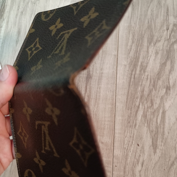 LOUIS VUITTON Porto 2 Carte Vertical Monogrammed Canvas BRW BRW Men - Picture 4 of 10